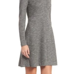 🌼 MADEWELL STYLISH MIDI GRAY DRESS | LONG SLEEVES | SIZE‎ 6
